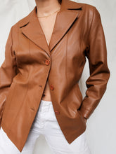 Load image into Gallery viewer, "Caramel" leather jacket