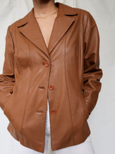 Load image into Gallery viewer, "Caramel" leather jacket