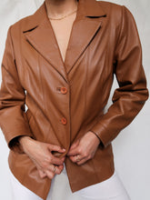 Load image into Gallery viewer, "Caramel" leather jacket