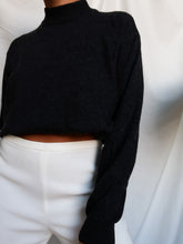 Load image into Gallery viewer, Dark grey knitted jumper