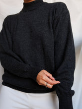Load image into Gallery viewer, Dark grey knitted jumper