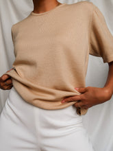 Load image into Gallery viewer, "Serena" knitted tee