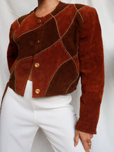 Load image into Gallery viewer, "Patty" 80' leather jacket