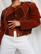 Load image into Gallery viewer, "Patty" 80' leather jacket