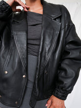Load image into Gallery viewer, "Lilla" leather bombers