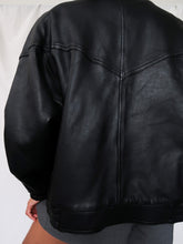Load image into Gallery viewer, "Lilla" leather bombers