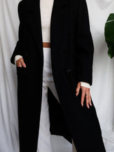 Load image into Gallery viewer, "NYC" black coat