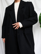 Load image into Gallery viewer, "NYC" black coat