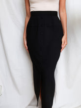 Load image into Gallery viewer, 1,2,3 vintage black skirt