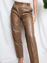 Load image into Gallery viewer, "Moka" leather pants