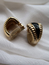 Load image into Gallery viewer, "Drop" golden metal earrings