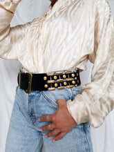 Load image into Gallery viewer, "Dahlia" leather belt