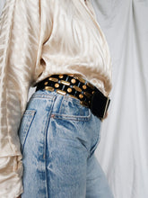 Load image into Gallery viewer, "Dahlia" leather belt