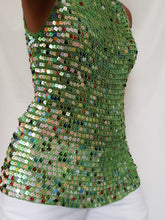 Load image into Gallery viewer, "Nymphea" sequin top