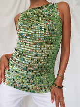 Load image into Gallery viewer, "Nymphea" sequin top