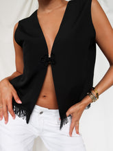 Load image into Gallery viewer, "Eva" black top