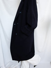 Load image into Gallery viewer, Navy blue vintage coat