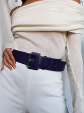 Load image into Gallery viewer, YVES SAINT LAURENT leather belt