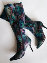 Load image into Gallery viewer, CHARLES JOURDAN snake boots