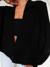 Load image into Gallery viewer, "Sophia" pleated shirt