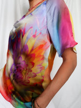 Load image into Gallery viewer, "Flora" silk top