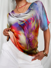 Load image into Gallery viewer, "Flora" silk top