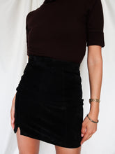 Load image into Gallery viewer, "Olivia" suede leather skirt