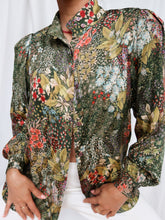 Load image into Gallery viewer, "Jungle" silk shirt