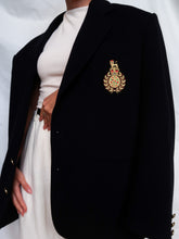 Load image into Gallery viewer, "University" navy blazer