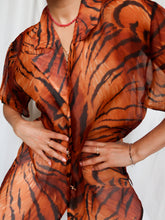 Load image into Gallery viewer, "RRRR" silk shirt