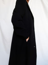 Load image into Gallery viewer, "Milan" black coat