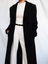 Load image into Gallery viewer, "Milan" black coat