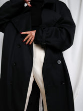 Load image into Gallery viewer, "Night" trench coat