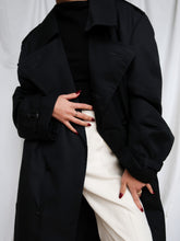 Load image into Gallery viewer, "Night" trench coat