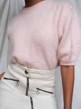 Load image into Gallery viewer, "Jade" angora knitted tee