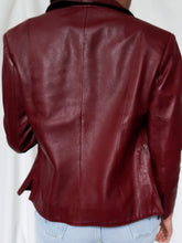 Load image into Gallery viewer, "Chianti" leather jacket