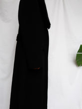 Load image into Gallery viewer, LEWINGER wool & cashmere black coat