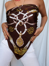 Load image into Gallery viewer, "Royal" silk scarf