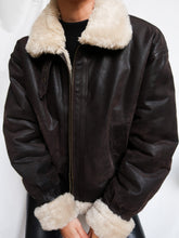 Load image into Gallery viewer, "Aviator" leather jacket