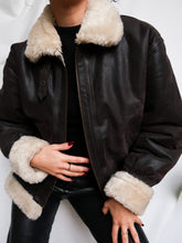 Load image into Gallery viewer, "Aviator" leather jacket