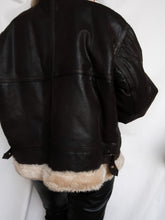 Load image into Gallery viewer, "Aviator" leather jacket