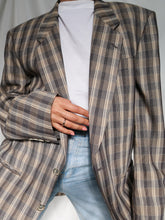 Load image into Gallery viewer, PIERRE BALMAIN checked blazer