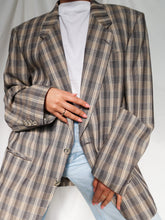 Load image into Gallery viewer, PIERRE BALMAIN checked blazer
