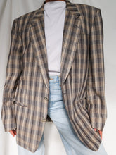 Load image into Gallery viewer, PIERRE BALMAIN checked blazer