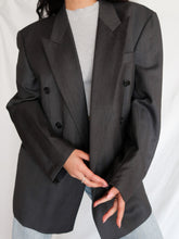 Load image into Gallery viewer, "Dalia" wool & silk blazer