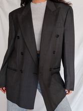 Load image into Gallery viewer, "Dalia" wool & silk blazer