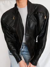 Load image into Gallery viewer, Bombers leather jacket