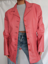 Load image into Gallery viewer, "Flamingo" leather jacket