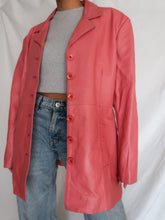 Load image into Gallery viewer, "Flamingo" leather jacket