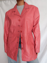 Load image into Gallery viewer, "Flamingo" leather jacket